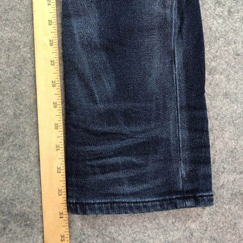 True Religion Mens Jeans 31 (fits 32x34) Rocco Skinny Blue Dark Wash Stretch